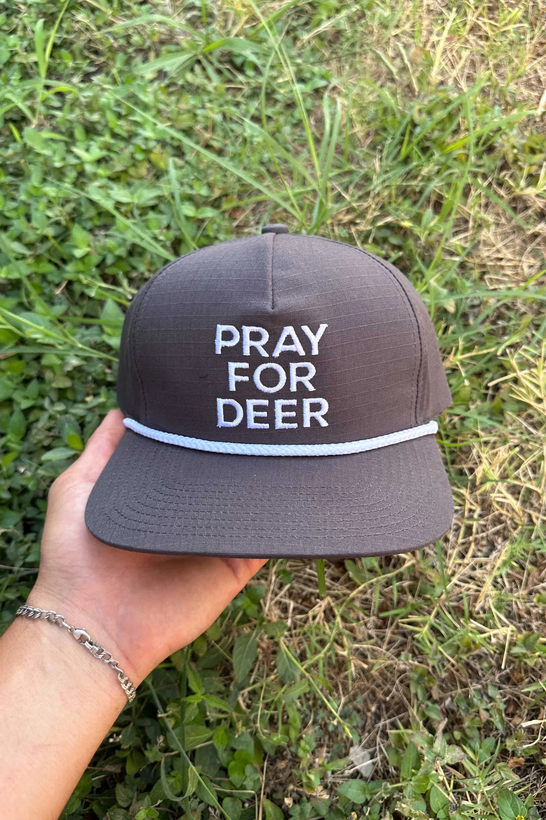 Cap - Pray For Deer - Charcoal