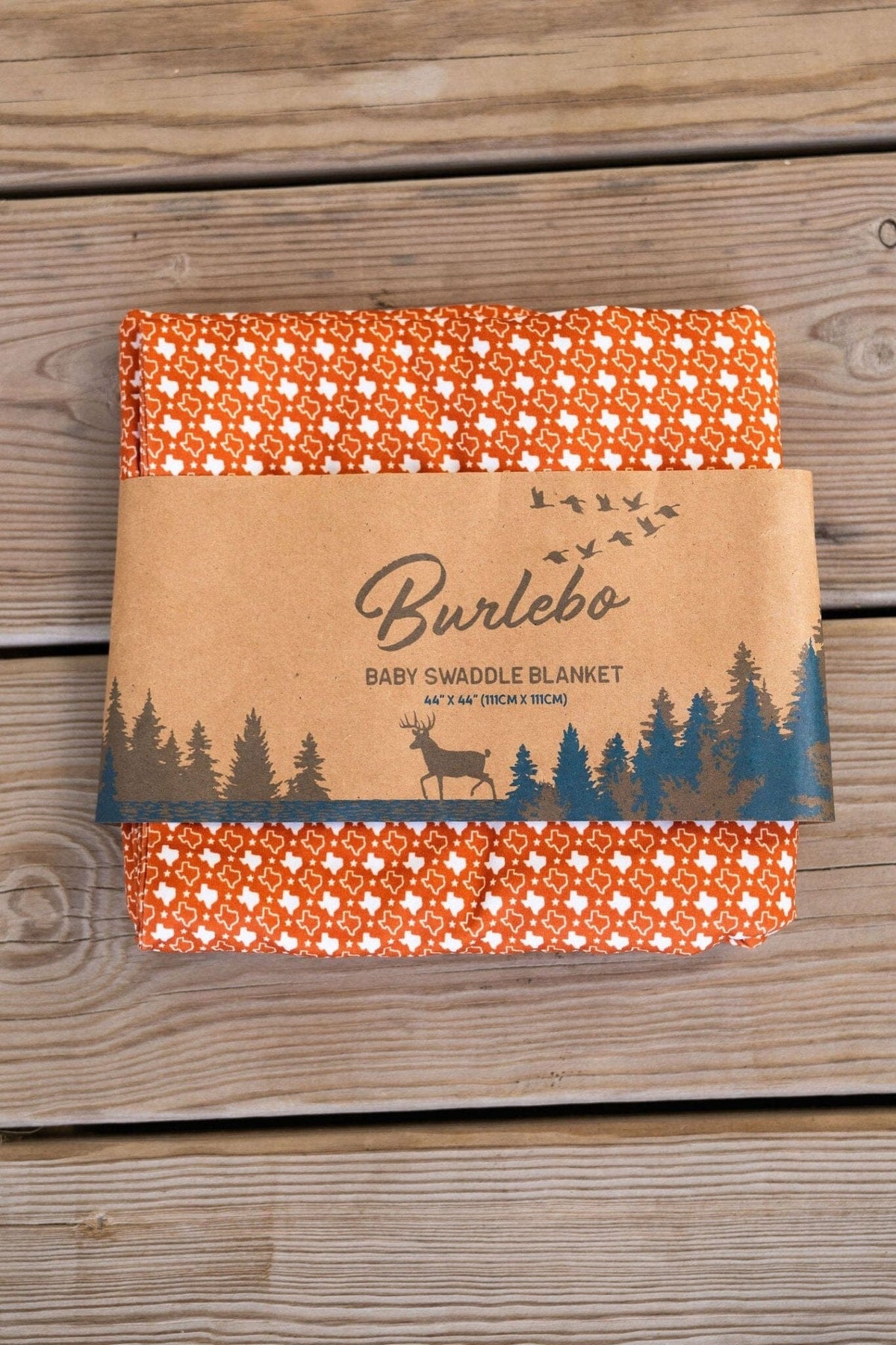 Baby Swaddle - Texas Orange - BURLEBO