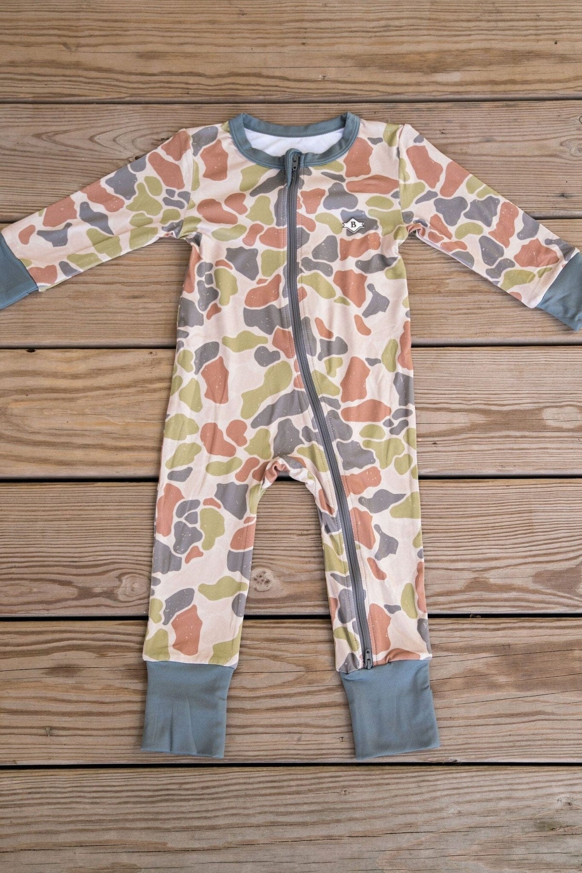 Baby Zip Up - Driftwood Camo - BURLEBO