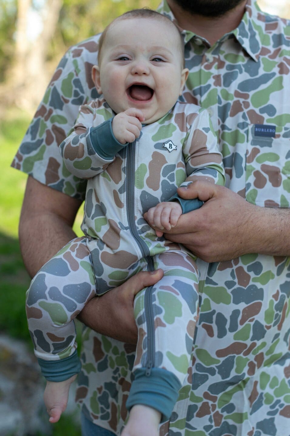 Baby Zip Up - Driftwood Camo - BURLEBO