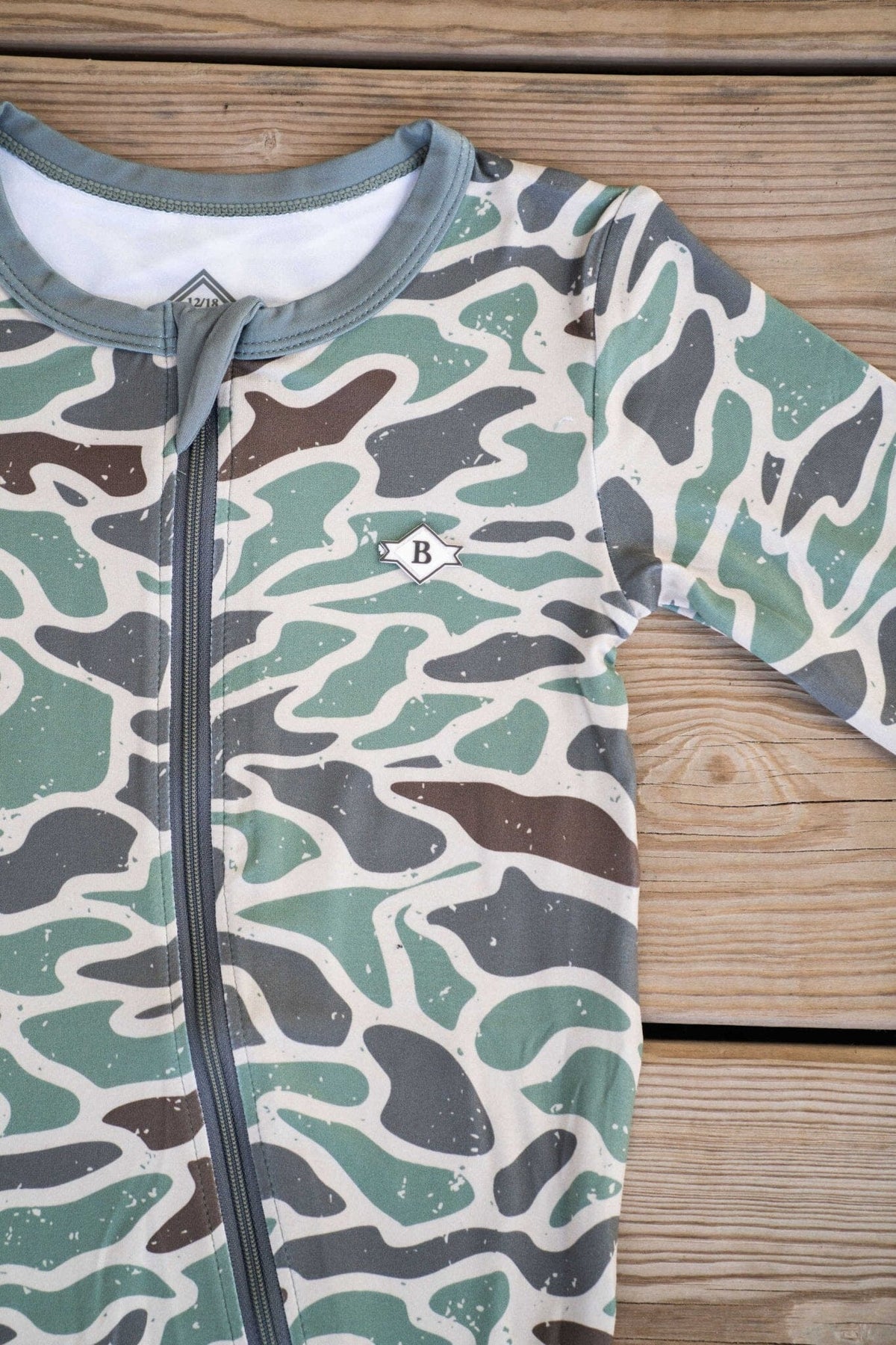 Baby Zip Up - Retro Duck Camo - BURLEBO