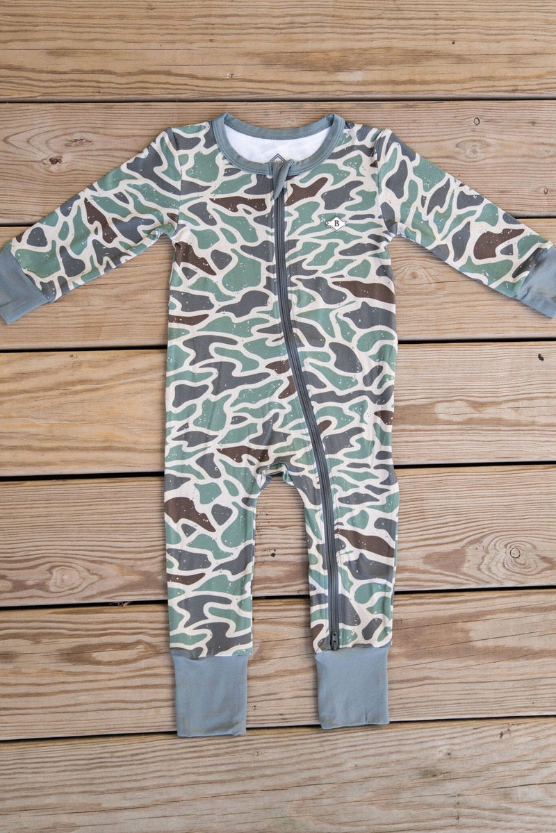 Baby Zip Up - Retro Duck Camo - BURLEBO