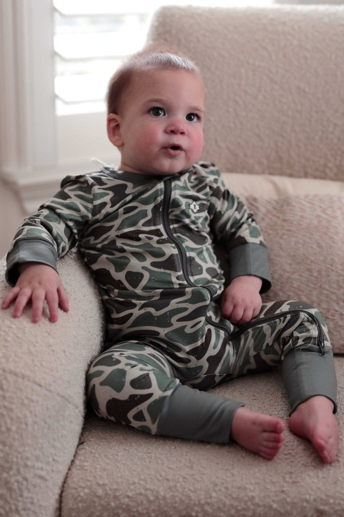 Baby Zip Up - Retro Duck Camo - BURLEBO