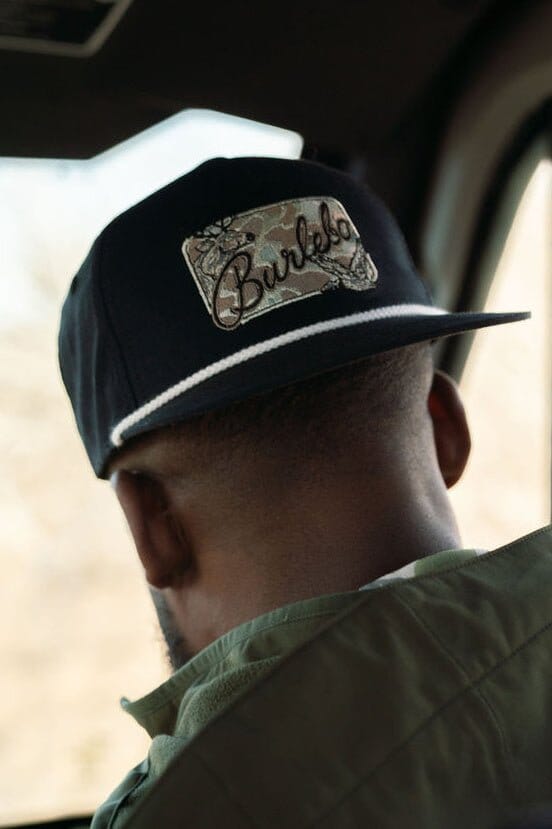 Cap - Black Camo Patch - BURLEBO