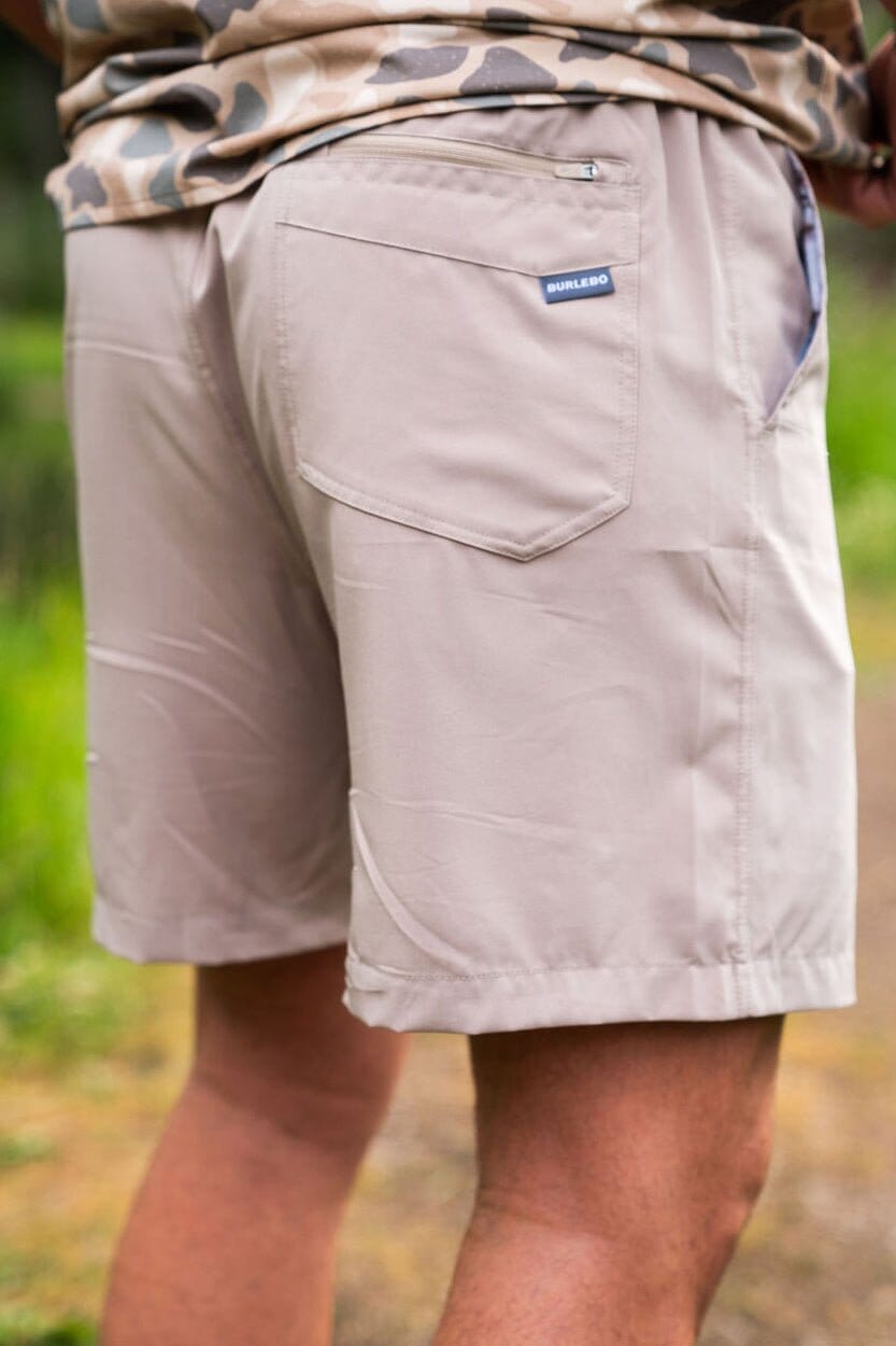 Everyday Short - Cobblestone Khaki - Duck Hunt Pocket - BURLEBO