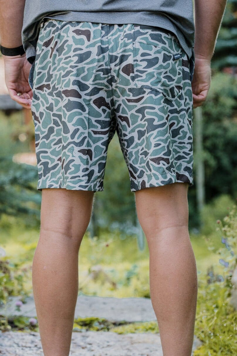 Everyday Short - Retro Duck Camo - Grey Pocket - BURLEBO