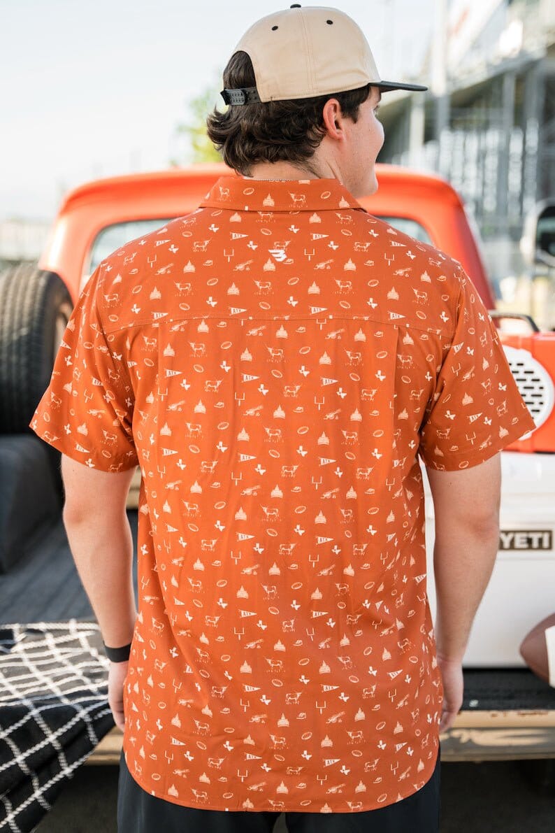 Performance Button Up - Gameday In Austin - BURLEBO