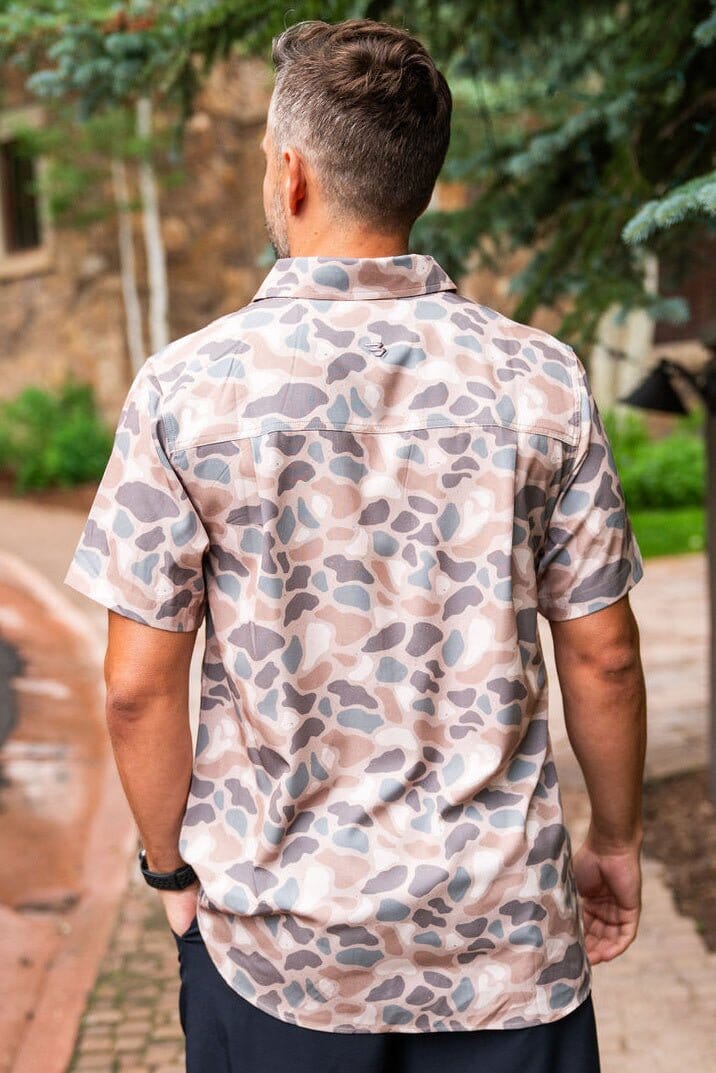 Performance Button Up - Pintail Camo - BURLEBO