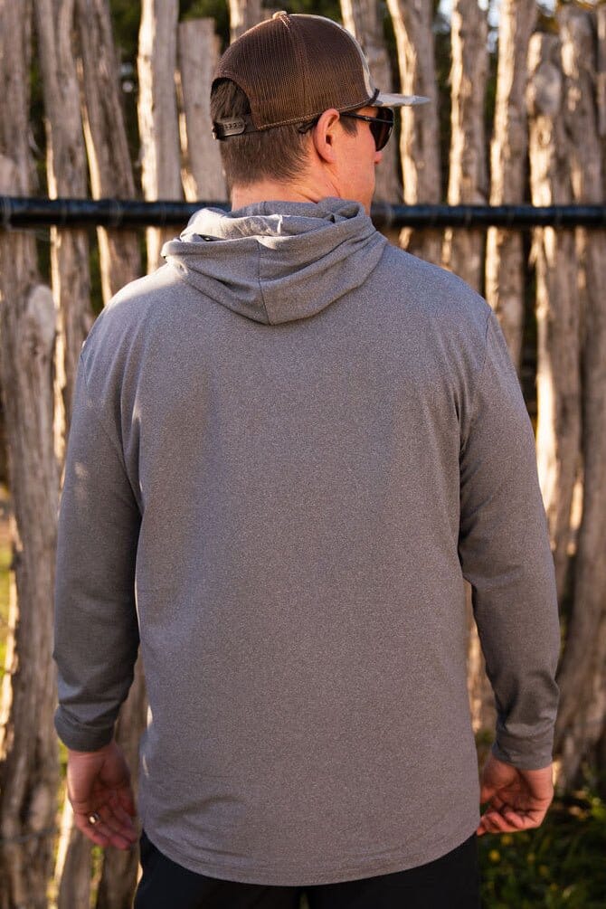 Performance Hoodie - Dark Heather Grey - BURLEBO