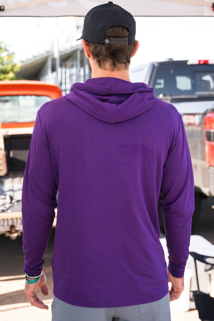 Performance Hoodie - Purple - BURLEBO