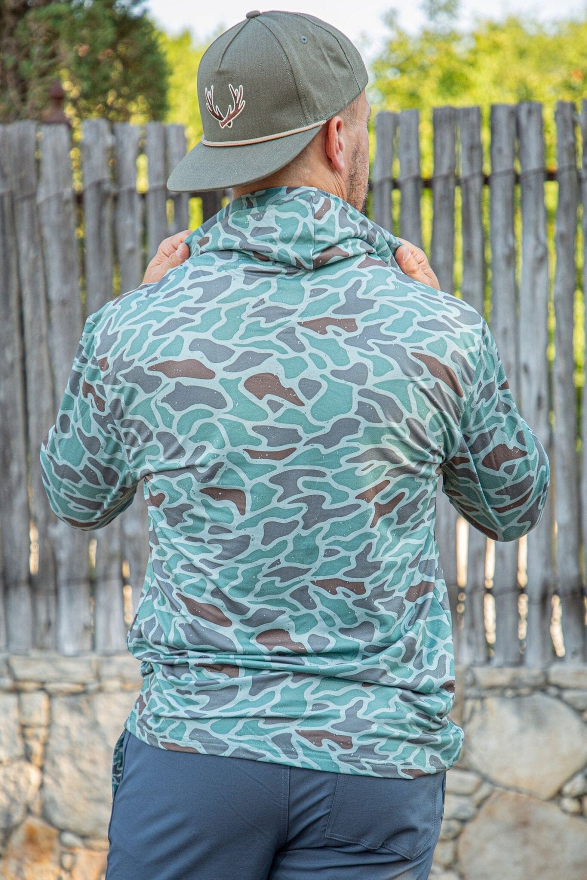 Performance Hoodie - Retro Duck Camo - BURLEBO