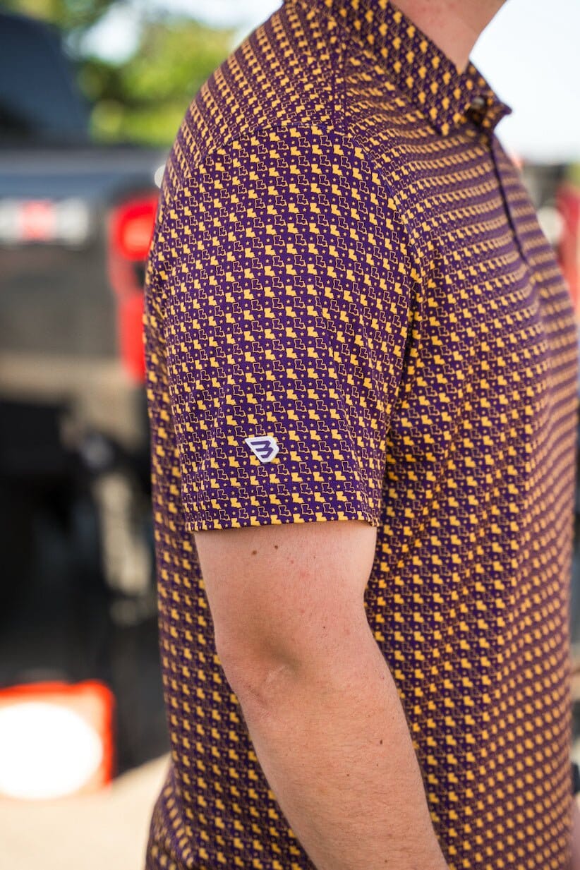 Performance Polo - Louisiana Purple - BURLEBO