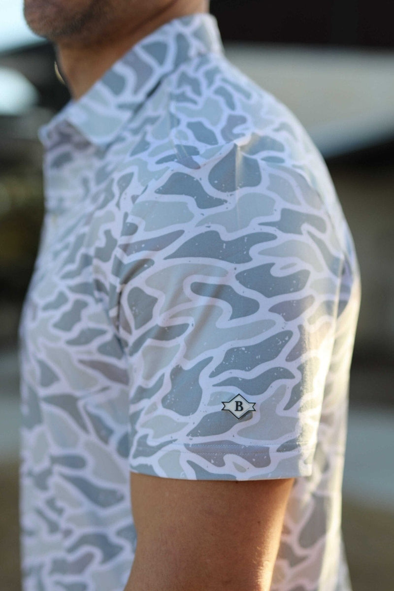 Performance Polo - White Camo - BURLEBO