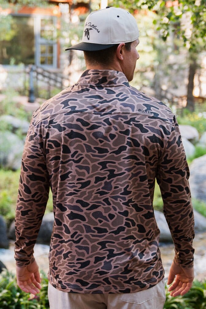 Performance Quarter Zip - Gauge Camo - BURLEBO