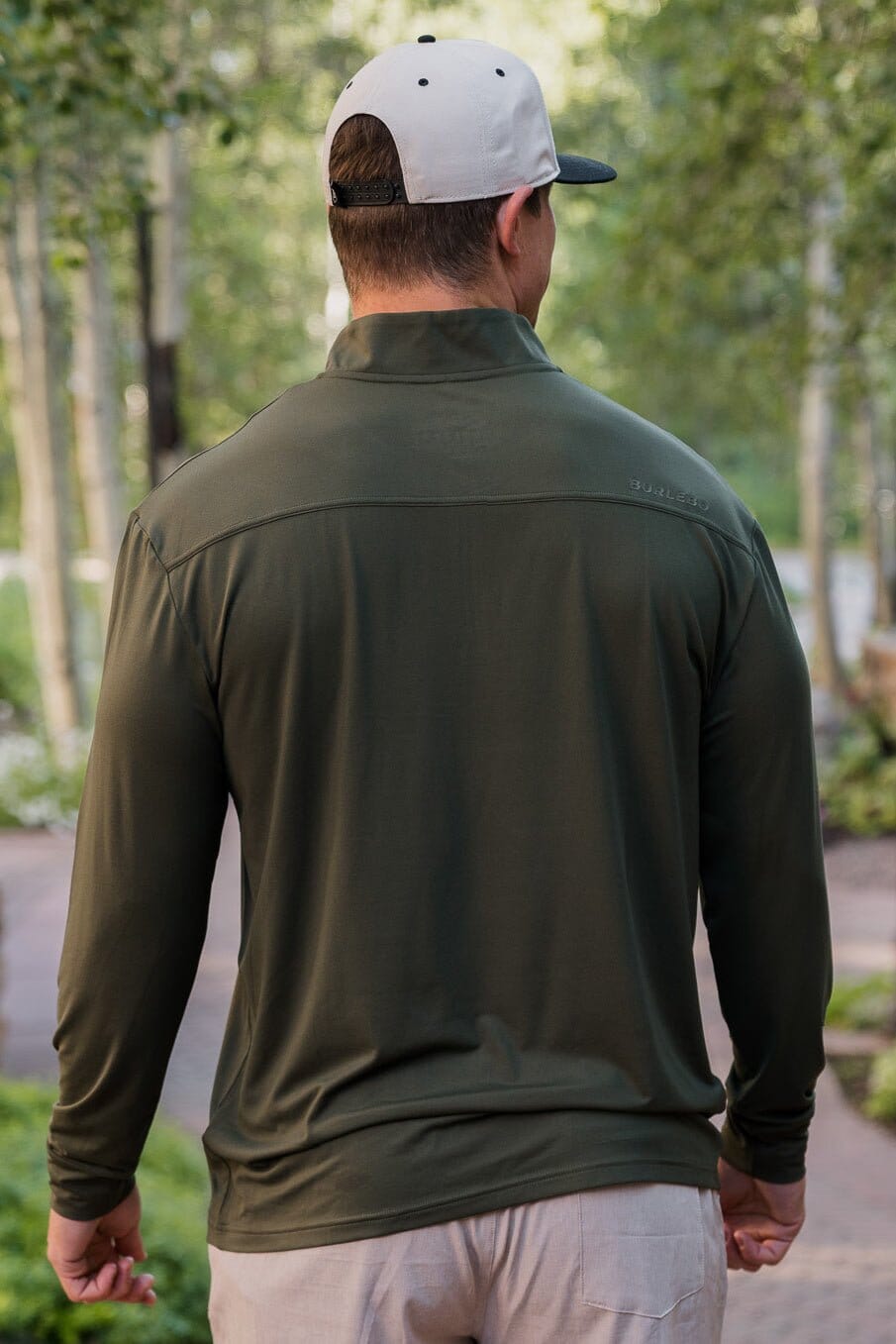 Performance Quarter Zip - Mallard Green - BURLEBO