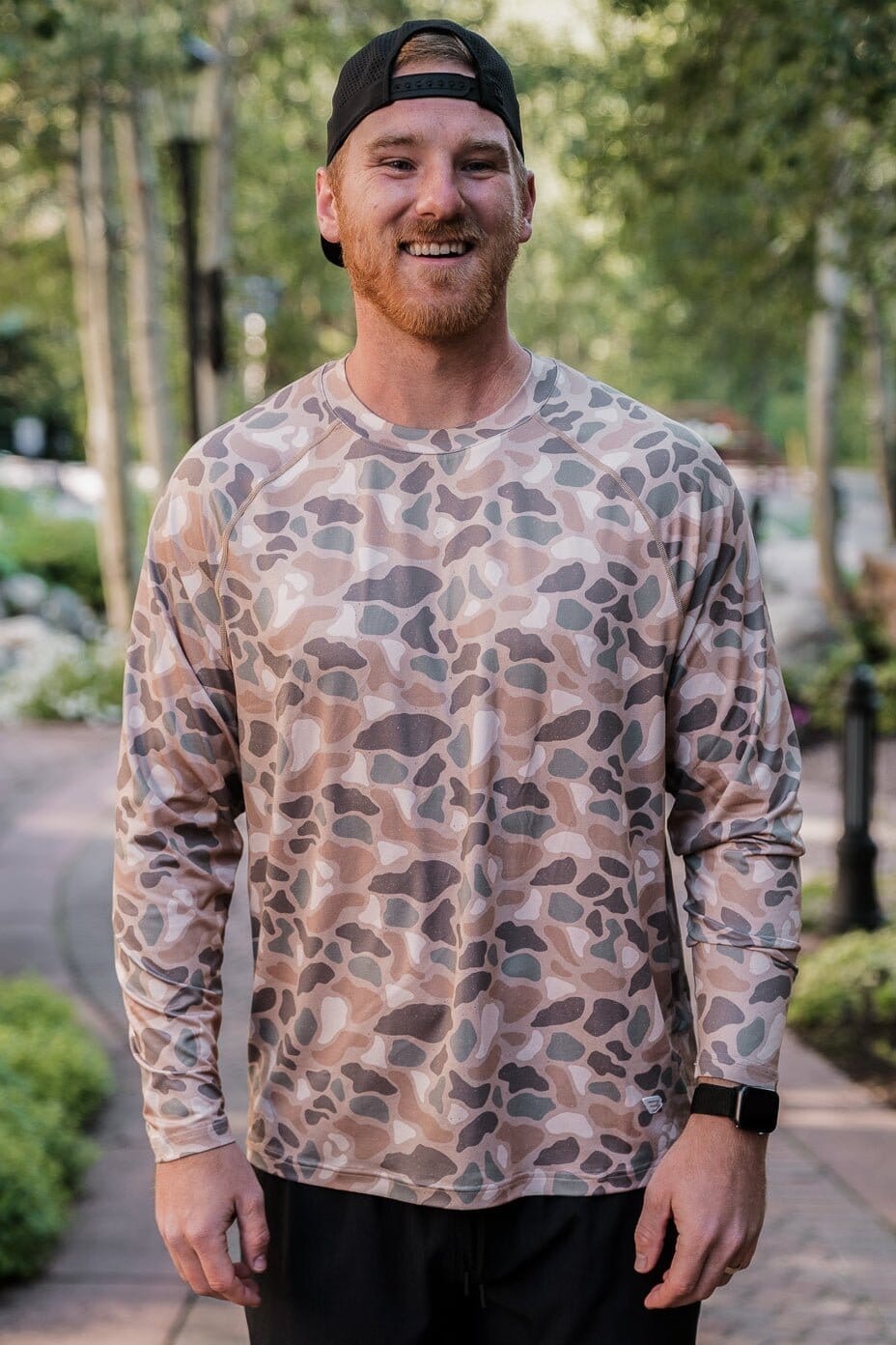 Performance Tee - LS - Pintail Camo - BURLEBO