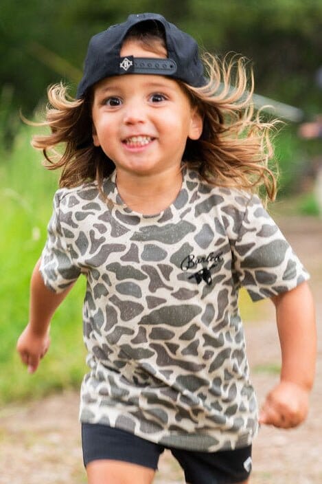 Youth Tee - Classic Deer Camo - SS - BURLEBO